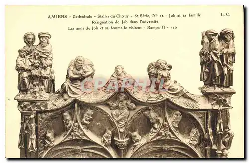 Cartes postales Amiens Cathedrale Stalles du Choeur