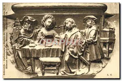 Cartes postales Amiens Cathedrale Stalles du Choeur