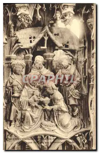 Cartes postales Amiens Cathedrale Stalles du Choeur Les Mages