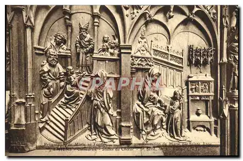 Cartes postales Amiens Cathedrale Stalles du Choeur