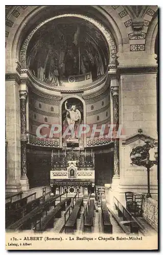 Cartes postales Albert Somme La Basilique Chapelle Saint Michel