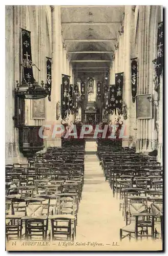 Cartes postales Abbeville l'Eglise Saint Vulfran