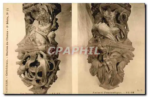 Cartes postales Amiens Cathedrale Stalles du Choeur