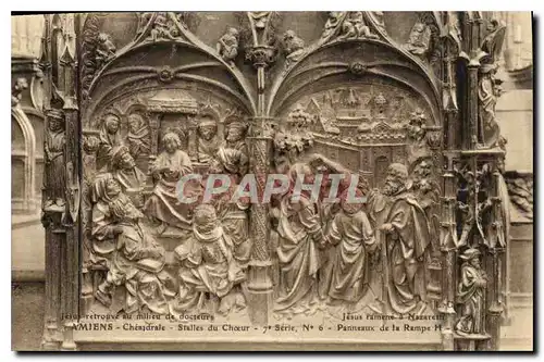 Cartes postales Amiens Cathedrale Stalles du Choeur