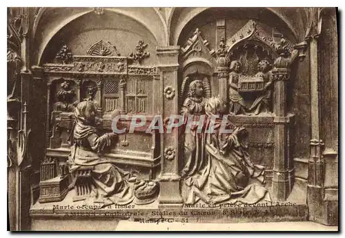 Cartes postales Amiens Cathedrale Stalles du Choeur Rampe