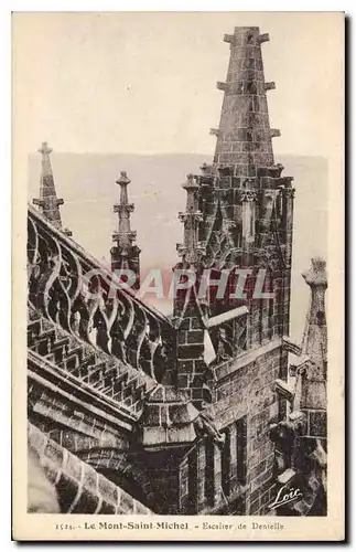 Cartes postales Le Mont Saint Michel Escalier de Dentelle
