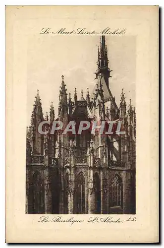 Cartes postales Le Mont Saint Michel La Basilique l'Abside