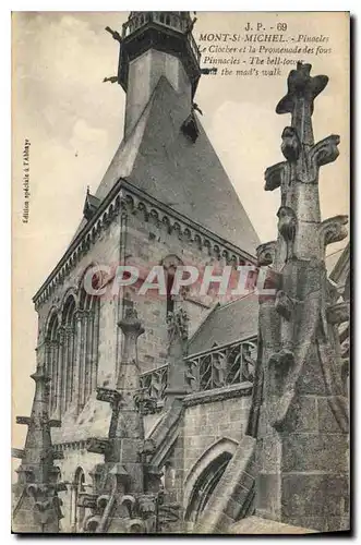 Cartes postales Le Mont Saint Michel Pinacles le Clocher et