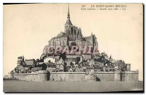 Cartes postales Le Mont Saint Michel Cote sud est South east side