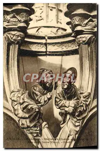 Cartes postales Amiens Cathedrale Stalles du Choeur Vieux