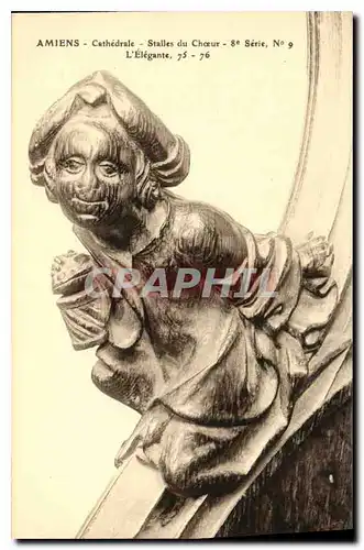 Cartes postales Amiens Cathedrale Stalles du Choeur l'Elegante