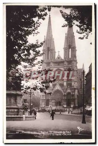 Ansichtskarte AK Marseille l'Eglise St Vincent de Paul