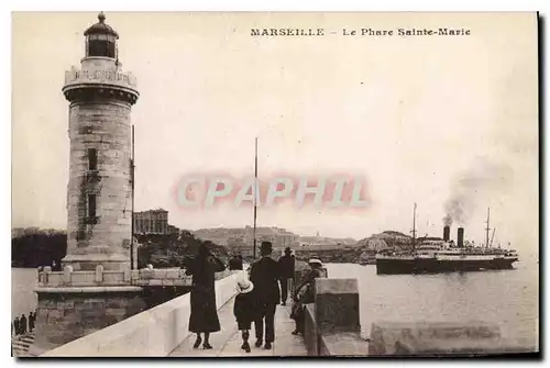 Cartes postales Marseille Le Phare Sainte Marie