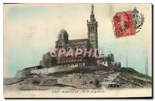 Cartes postales Marseille N D de la Garde