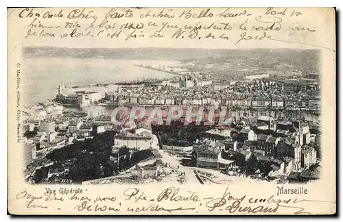 Cartes postales Marseille Vue Generale