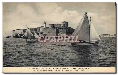 Ansichtskarte AK Marseille Le Chateau D'if bati par Francois I