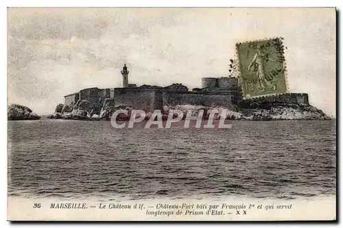 Ansichtskarte AK Marseille Le Chateau d'If Francois I