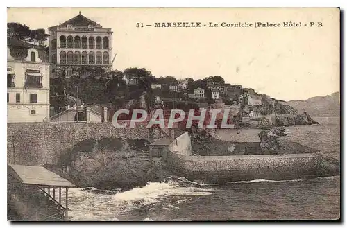 Ansichtskarte AK Marseille La Corniche Palace Hotel