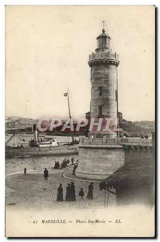 Cartes postales Marseille Phare Ste Marie