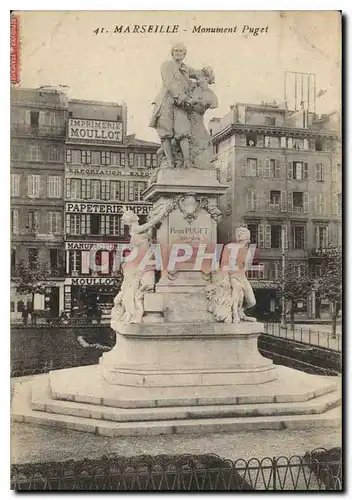 Ansichtskarte AK Marseille Monument Puget