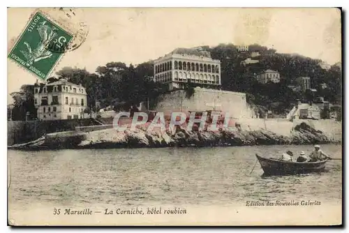 Cartes postales Marseille La Corniche Hotel roubion