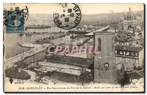 Ansichtskarte AK Marseille Vue panoramique du Port de la Joliette