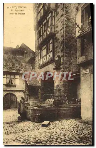 Cartes postales Riquewihr La Fontaine pres du Dolder