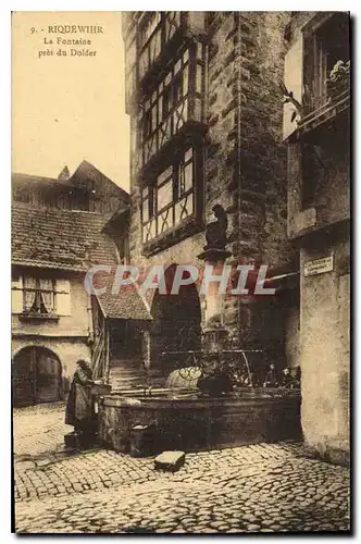 Cartes postales Riquewihr La Fontaine pres du Dolder