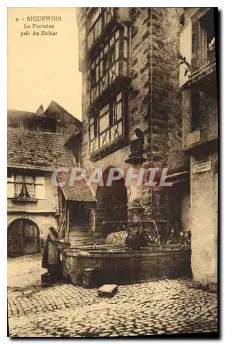 Cartes postales Riquewihr La Fontaine pres du Dolder