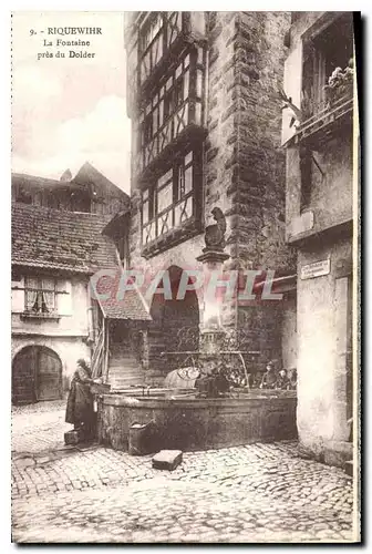 Cartes postales Riquewihr La Fontaine pres du Dolder