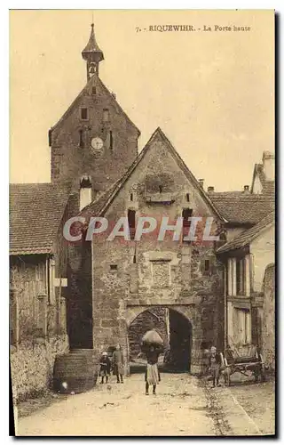 Ansichtskarte AK Riquewihr La Porte Haute