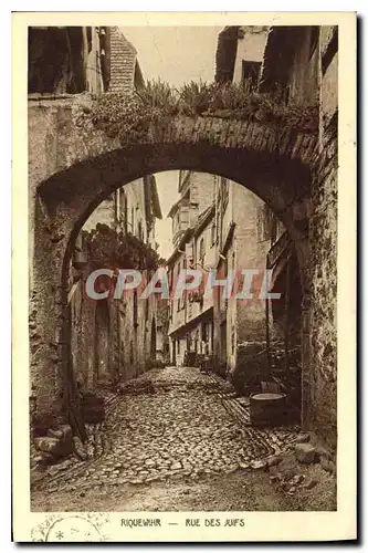 Cartes postales Riquewihr Rue des Juifs