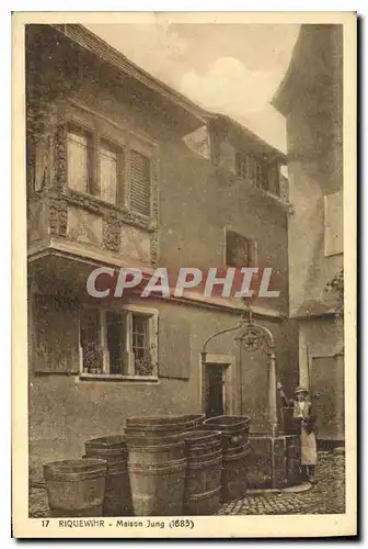 Cartes postales Riquewihr Maison Jung