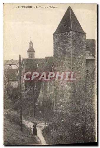 Ansichtskarte AK Riquewihr La Tour des Voleurs