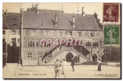 Cartes postales Mulhouse L'Hotel de Ville