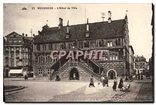 Cartes postales Mulhouse L'Hotel de Ville