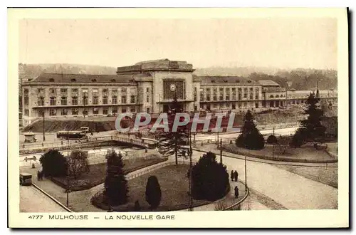 Ansichtskarte AK Mulhouse La Nouvelle Gare