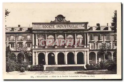 Cartes postales Mulhouse Hotel de la Societe Industrielle