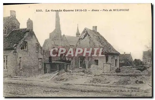 Cartes postales La Grande Guerre Alsace Pres de Mulhouse Militaria