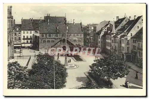 Cartes postales Mulhausen Adolf Hitler Platz