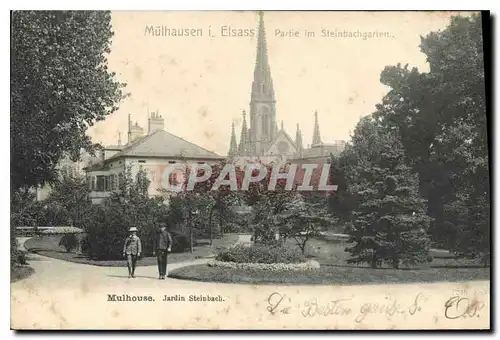 Cartes postales Mulhouse Jardin Steinbach