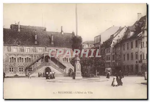 Cartes postales Mulhouse l'Hotel de Ville