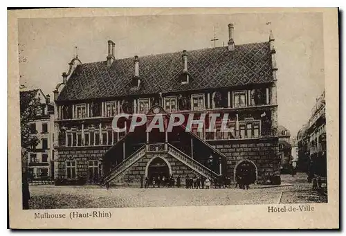 Cartes postales Mulhouse Haut Rhin Hotel de Ville