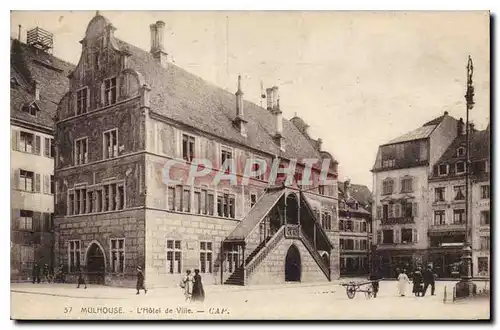 Cartes postales Mulhouse L'Hotel de Ville