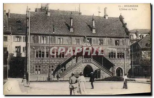 Cartes postales Mulhouse L'Hotel de Ville