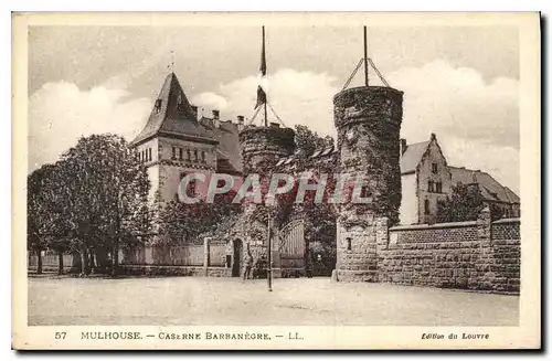 Cartes postales Mulhouse Caserne Barbanegre Militaria