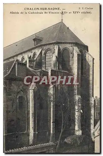 Cartes postales Chalon sur saone Abside de la Cathedrale St Vincent