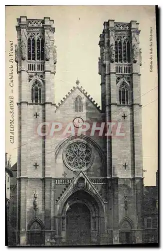 Ansichtskarte AK Chalon sur Saone Cathedrale St Vincent