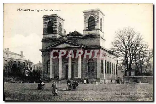 Cartes postales Macon Eglise Saint Vincent