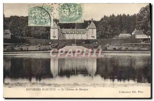 Cartes postales Environs d'Autun Le Chateau de Montjeu